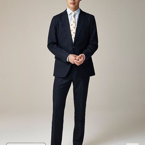 J.Crew Ludlow slim-fit suit jacket in English cotton-wool blend - Picture 1 of 5